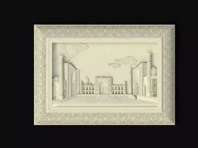 Panel Samarkand 3D model