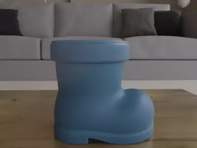 Santa Boot Planter Candy Container 3D Model STL 3D print model