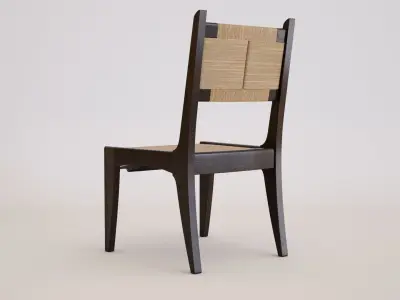 Karlie Chair Low-poly 3D model