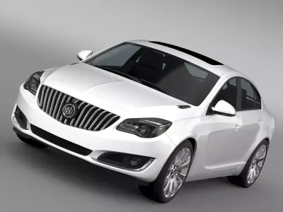 Buick Regal FlexFuel 2015 3D model