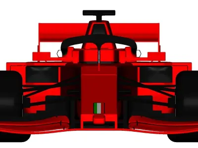 Formula 1 2019 Car 3D Model 3D model