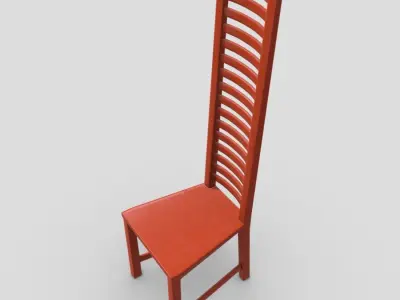 Chair 7 Low-poly 3D model