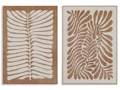 Abstract Painting Frame set 3D model 81