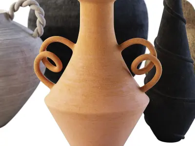 Decoration Vases set 3D model