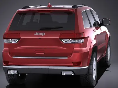 Jeep Grand Cherokee 2016 VRAY 3D model
