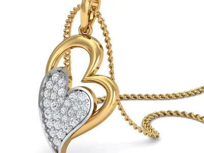 Diamond Locket Set 3D print model 31
