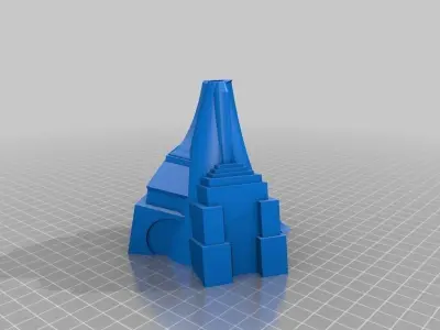 Triple Tower Vase Free 3D print model