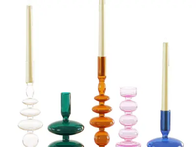 Delaney Candlestick 3D model