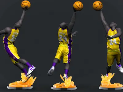 Kobe Bryant 3D Printable 5 3D print model