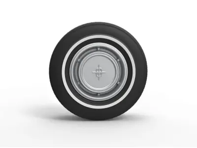 Car wheel 7 Scale 1 to 10 3D print model