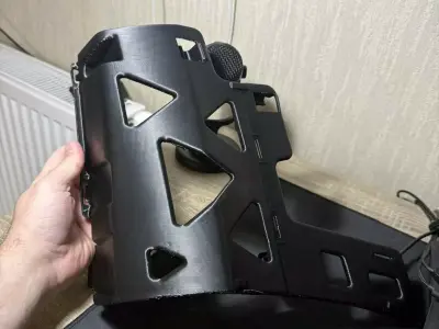 MERCEDES-BENZ GLE W166 REAR LEFT BUMPER BRACKET 3D print model