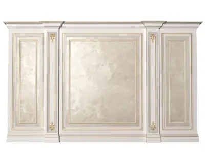 Wall paneling Decorative plaster OTTOCENTO  3D model