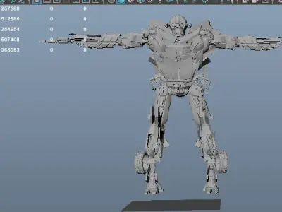 transformers Audi R8 3D model