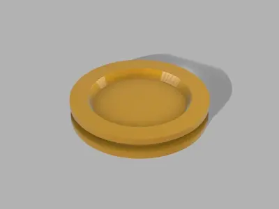 Bumper car token 3D print model