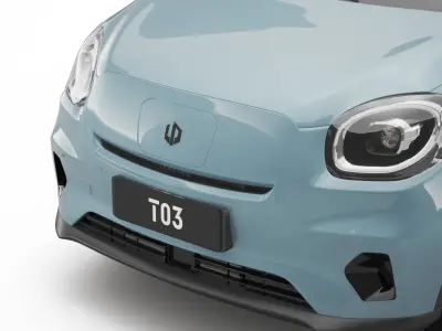 2024 Leapmotor T03 With Interior 3D model
