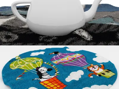 Rugs No 533 Low-poly 3D model