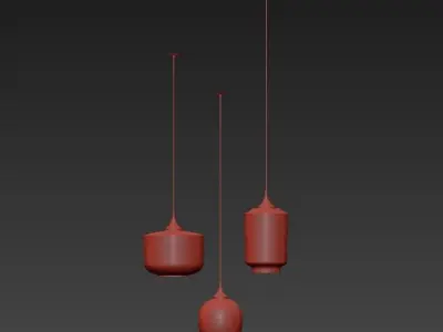 Hung Pendant 3D model