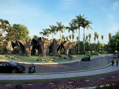 confluence park 3D model