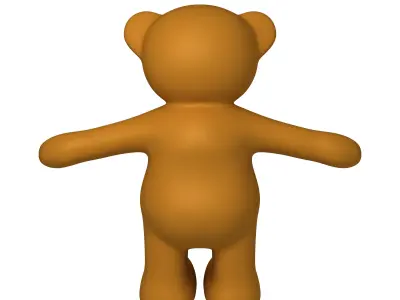 Teddy Bear Cartoon 3D model