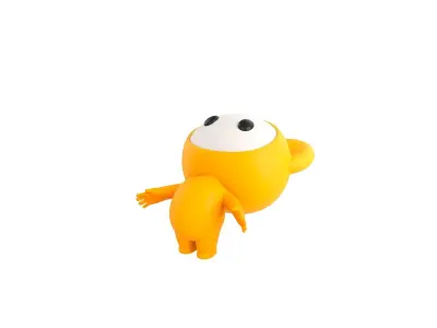 Character261 Rigged Mascot 3D model