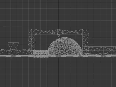 Day-Night-Season Ecosystem Simulator Concept 3D model
