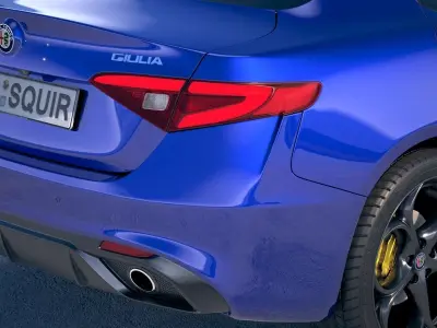 Alfa Romeo Giulia Veloce 2018 3D model