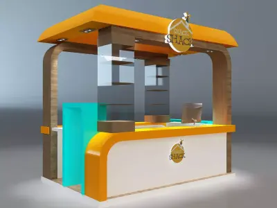 Booth Exhibition Stand a331b  3D model