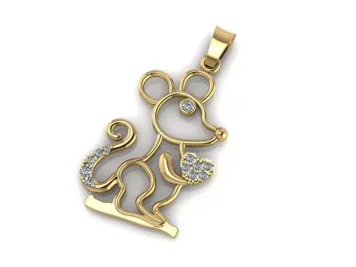 Lucky Rate Pendant 3D print model