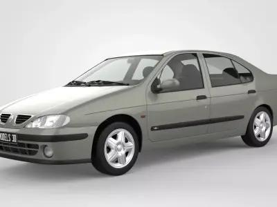 Renault Megane 1 Phase 2 3D model