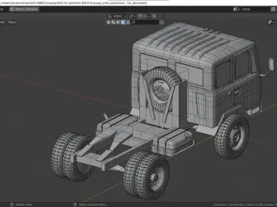 KAZ-608 Kolhida Free 3D model