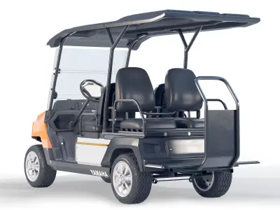 Yamaha Golf Cart UMAX 2X2 3D model