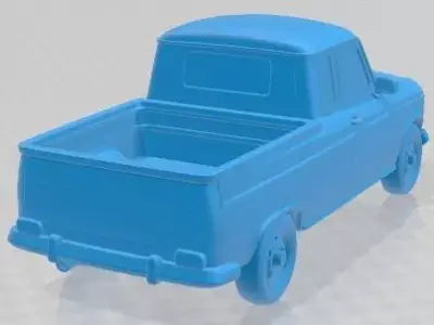 Renault 4 Pickup 1980 Printable Car 3D print model