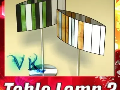 Modern Table Lamp 03 Sophie 3D model