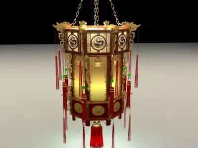 Chinese Palace Lantern 3D model