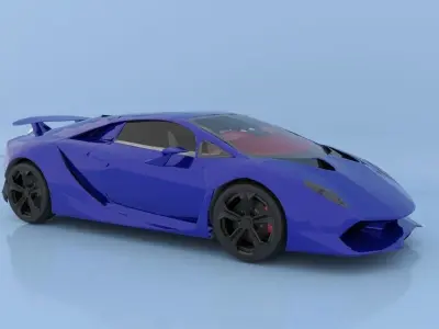 3d model of sport car 3D model