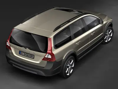 volvo xc70 2008 3D model