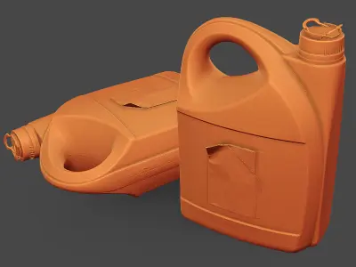 Motor Oil Canister 3D model