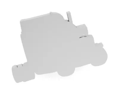 Car Truck Pendant 0700 3D print model