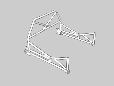 Rhinomax II  INTERIOR  RC DRIFT  3D print model