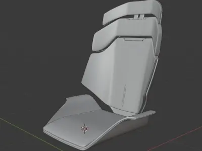Car seat concept model - Concept Elegante 3D model