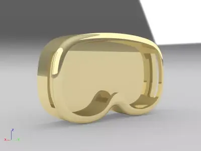 Visiera Snowboard - Snowboard Mask 3D print model