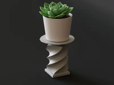 Pedestal 07 3D print model