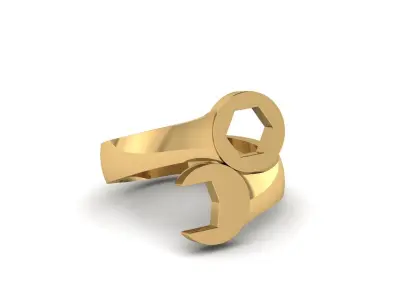 Famous wrench ring  3D print model