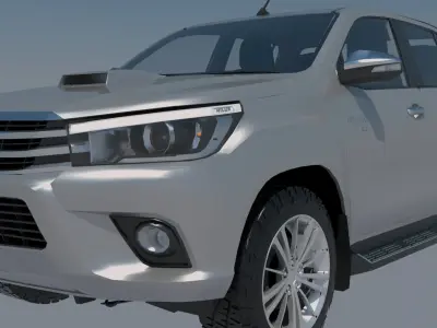 2016Toyota toyota hilux pickup truck 3D model
