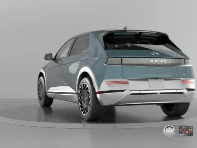 Ioniq 5 2024 -highres-Vray-Redshift-Unreal-Lightrigs included 3D model