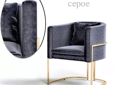 Julius armchair 3D model