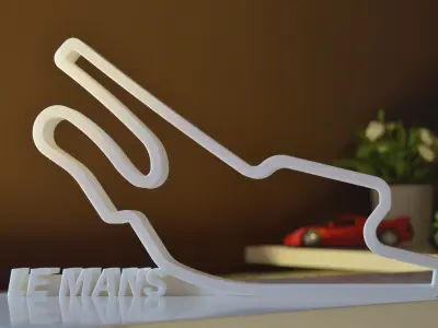 LE MANS GP RACE TRACK 3D print model