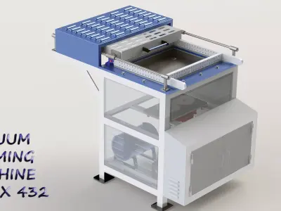 Vaccum Forming Machine 3D model