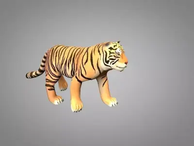 Tiger Low-poly 3D model shop