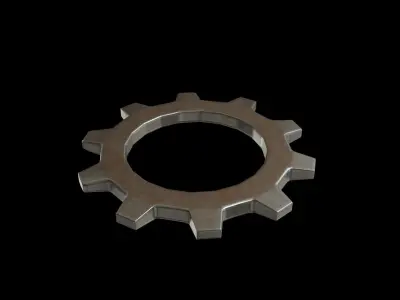 Simple gear 3D model